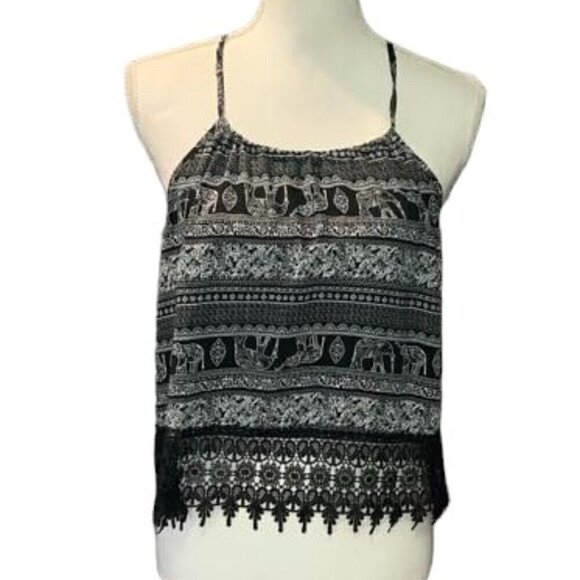 🔥🔥SALE🔥🔥Pacsun LA HEARTS Hippie Boho Razorback Tank Top - Picture 1 of 2